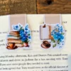 Blue Floral Bookmarks