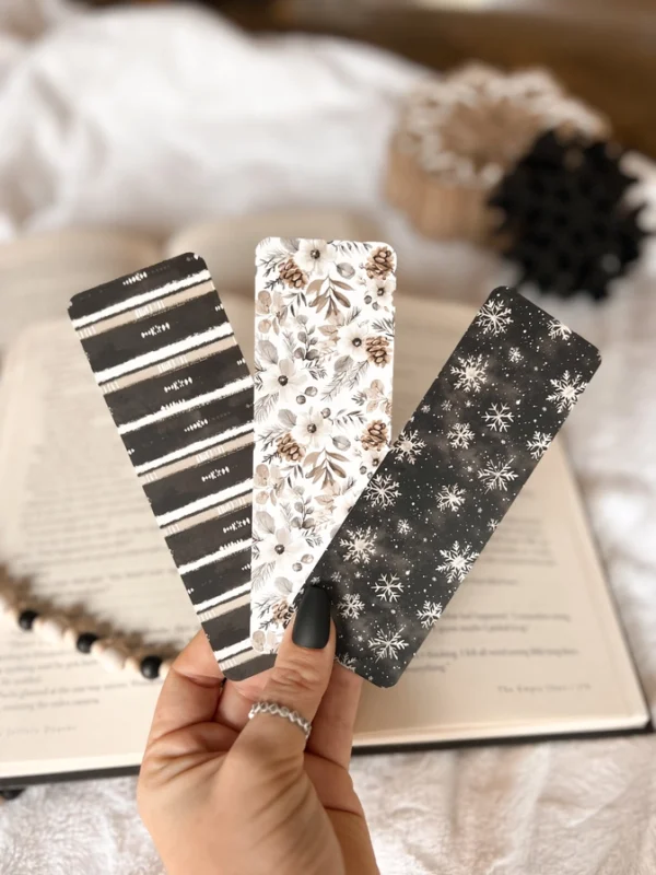 Dark Winter Bookmark Set