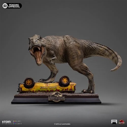 T-Rex Attack Statue