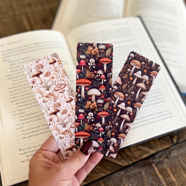 Mushroom Bookmark Set