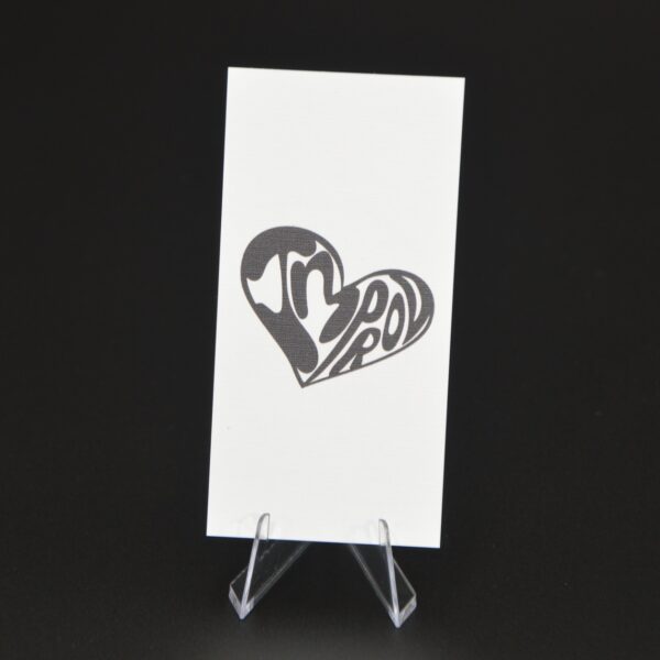 Improv Heart Bookmark
