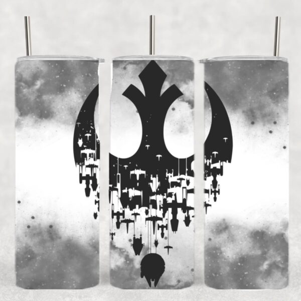 Rebel Ship Glow Tumbler